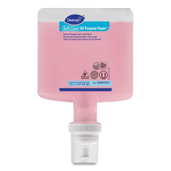 Soft Care All Purpose Foam for IntelliCare Dispensers, Floral, 1.3 L Cartridge, 6/Carton1