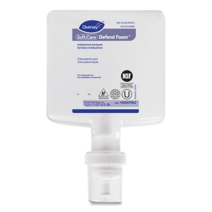 Soft Care Defend Foam Handwash, Fragrance-Free, 1.2 L Refill, 6/Carton1