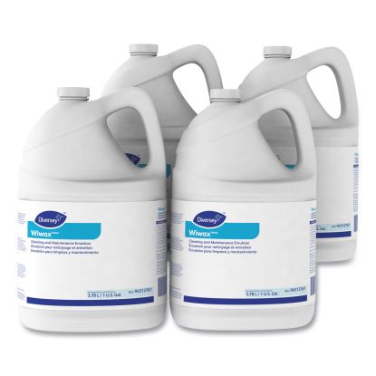 Wiwax Cleaning and Maintenance Solution, Liquid, 1 gal Bottle, 4/Carton1