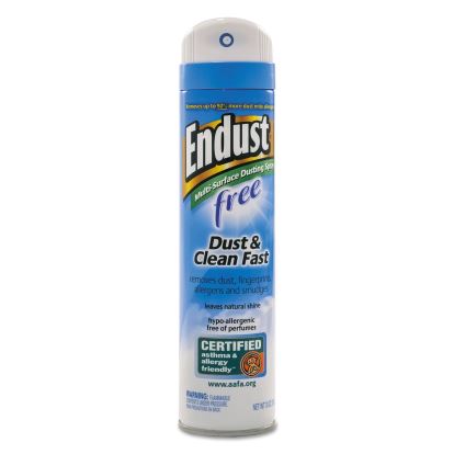 Endust Free Hypo-Allergenic Dusting and Cleaning Spray, 10 oz Aerosol Spray, 6/Carton1