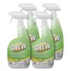 Crew Bathroom Disinfectant Cleaner, Floral Scent, 32 oz Spray Bottle, 4/Carton2