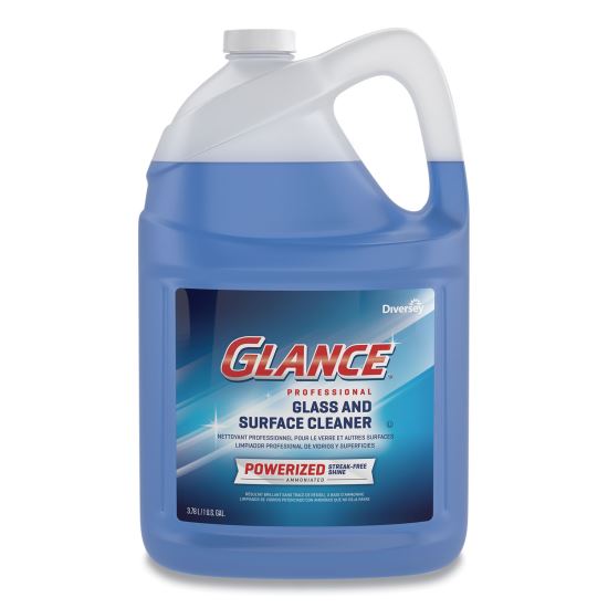 Glance Powerized Glass and Surface Cleaner, Liquid, 1 gal1