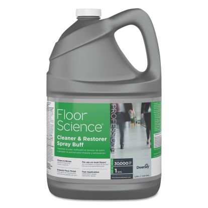 Floor Science Cleaner/Restorer Spray Buff, Citrus Scent, 1 gal Bottle, 4/Carton1