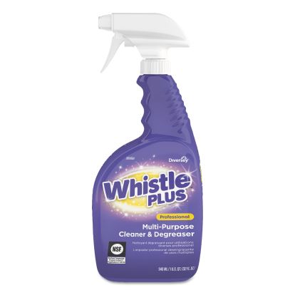 Whistle Plus Multi-Purpose Cleaner and Degreaser, Citrus, 32 oz Spray Bottle, 8/Carton1