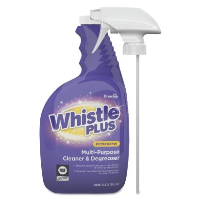 Whistle Plus Professional Multi-Purpose Cleaner/Degreaser, Citrus, 32 oz Spray Bottle, 4/Carton1