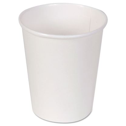 Paper Hot Cups, 10 oz, White, 50/Sleeve, 20 Sleeves/Carton1