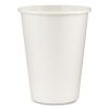 Paper Hot Cups, 12 oz, White, 50/Sleeve, 20 Sleeves/Carton2