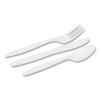 Combo Pack, Tray with White Plastic Utensils, 56 Forks, 56 Knives, 56 Spoons2