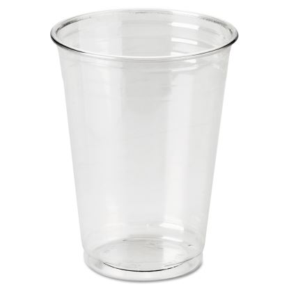 Clear Plastic PETE Cups, 10 oz, WiseSize, 25/Pack, 20 Packs/Carton1