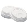 Dome Hot Drink Lids, Fits 8 oz Cups, White, 100/Sleeve, 10 Sleeves/Carton1