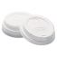 Dome Hot Drink Lids, Fits 8 oz Cups, White, 100/Sleeve, 10 Sleeves/Carton1