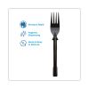 SmartStock Tri-Tower Dispensing System Cutlery, Forks, Mediumweight, Polystyrene, Black, 40/Cartridge, 24 Cartridges/Carton2