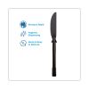 SmartStock Tri-Tower Dispensing System Cutlery, Knives, Mediumweight, Polystyrene, Black, 40/Cartridge, 24 Cartridges/Carton2