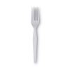 Plastic Cutlery, Heavyweight Forks, White, 100/Box2