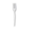 Plastic Cutlery, Heavyweight Forks, White, 1,000/Carton2