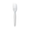 Plastic Cutlery, Heavy Mediumweight Forks, White, 1,000/Carton2