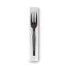 Grab’N Go Wrapped Cutlery, Forks, Black, 90/Box, 6 Box/Carton2