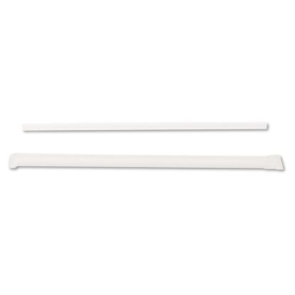 Jumbo Straws, 7.75", Plastic, Translucent, 500/Box, 4 Boxes/Carton1