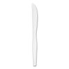 Plastic Cutlery, Heavyweight Knives, White, 1,000/Carton2