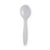 Plastic Cutlery, Heavyweight Soup Spoons, White, 100/Box2