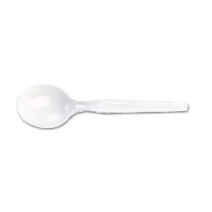 Plastic Cutlery, Heavy Mediumweight Soup Spoon, 100/Box1