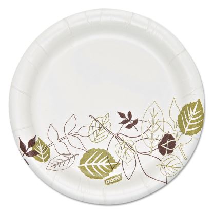 Pathways Soak Proof Shield Heavyweight Paper Plates, WiseSize, 5.88" dia, 125/Pack1