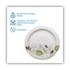 Pathways Soak Proof Shield Heavyweight Paper Plates, WiseSize, 5.88" dia, 125/Pack2