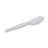 Individually Wrapped Mediumweight Polystyrene Cutlery, Teaspoons, White, 1,000/Carton2