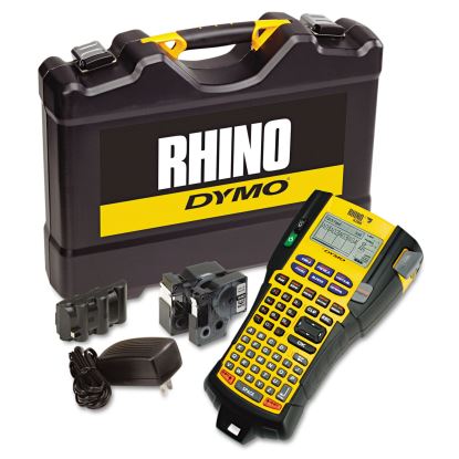 Rhino 5200 Industrial Label Maker Kit, 5 Lines, 4.9 x 9.2 x 2.51