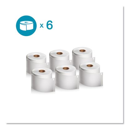 LW Shipping Labels, 2.31" x 4", White, 300/Roll, 6 Rolls/Pack1