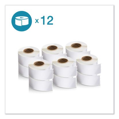 LW Address Labels, 1.13" x 3.5", White, 350/Roll, 12 Rolls/Pack1