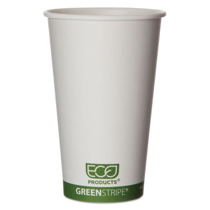 GreenStripe Renewable and Compostable Hot Cups, 16 oz,  50/Pack, 20 Packs/Carton1