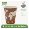 World Art Renewable and Compostable Hot Cups, 8 oz, 50/Pack, 20 Packs/Carton2