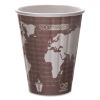 World Art Renewable and Compostable Insulated Hot Cups, PLA, 8 oz, 40/Pack, 20 Packs/Carton1