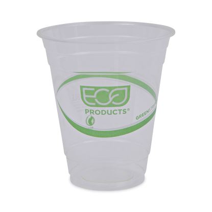GreenStripe Renewable and Compostable Cold Cups, 12 oz, Clear, 50/Pack, 20 Packs/Carton1