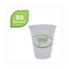 GreenStripe Renewable and Compostable Cold Cups Convenience Pack, 12 oz, Clear, 50/Pack2