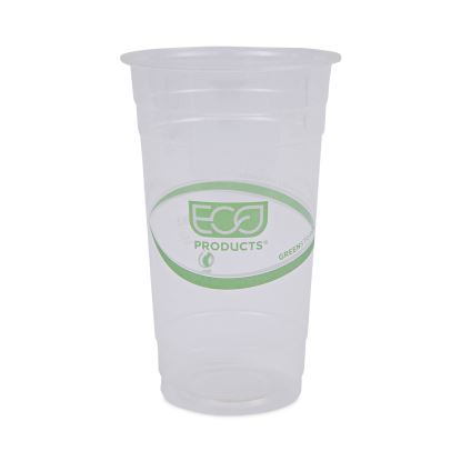 GreenStripe Renewable and Compostable PLA Cold Cups, 24 oz, 50/Pack, 20 Packs/Carton1