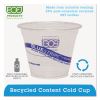 BlueStripe 25% Recycled Content Cold Cups, 9 oz, Clear/Blue, 50/Pack, 20 Packs/Carton2