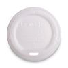 EcoLid Renewable/Compostable Hot Cup Lid, PLA, Fits 10 oz to 20 oz Hot Cups, 50/Pack, 16 Packs/Carton1