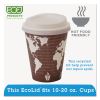 EcoLid 25% Recyycled Content Hot Cup Lid, White, Fits 10 oz to 20 oz Cups, 100/Pack, 10 Packs/Carton2