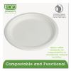 Renewable and Compostable Sugarcane Plates, 9" dia, Natural White, 500/Carton2