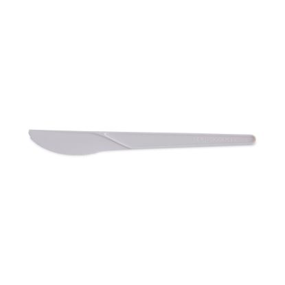 Plantware Compostable Cutlery, Knife, 6", Pearl White, 50/Pack, 20 Pack/Carton1