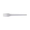 Plantware Compostable Cutlery, Fork, 6", Pearl White, 50/Pack, 20 Pack/Carton1