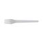 Plantware Compostable Cutlery, Fork, 6", Pearl White, 50/Pack, 20 Pack/Carton1