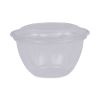 Renewable and Compostable Containers, 18 oz, 5.5" Diameter x 2.3"h, Clear, 150/Carton1