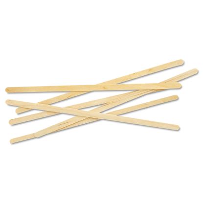Renewable Wooden Stir Sticks, 7", 1,000/Pack, 10 Packs/Carton1