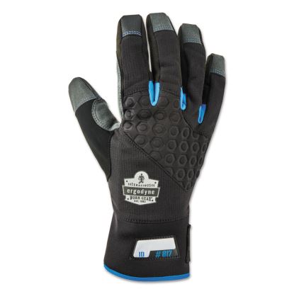 Proflex 817 Reinforced Thermal Utility Gloves, Black, Small, 1 Pair1