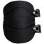 ProFlex 230 Wide Soft Cap Knee Pad, Buckle Closure, One Size Fits Most, Black1