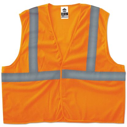 GloWear 8205HL Type R Class 2 Super Econo Mesh Vest, Small to Medium, Orange1
