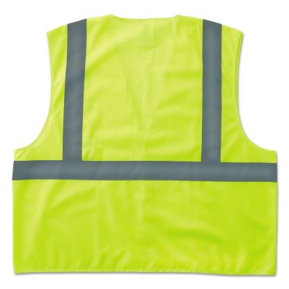GloWear 8205HL Type R Class 2 Super Econo Mesh Safety Vest, Large to X-Large, Lime1